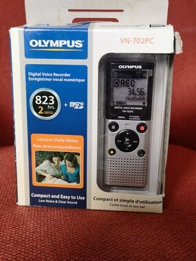 New Old Stock Olympus VN-702PC Digital Voice Recorder, Never Used Not Tested
